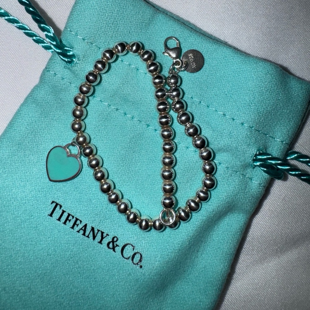 Tiffany Blue® Heart Tag Bead Bracelet